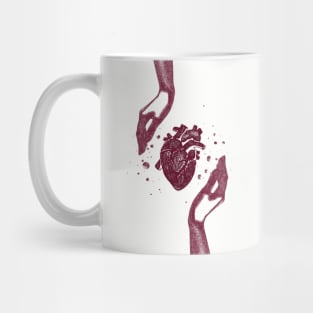 Heart In Hands Mug